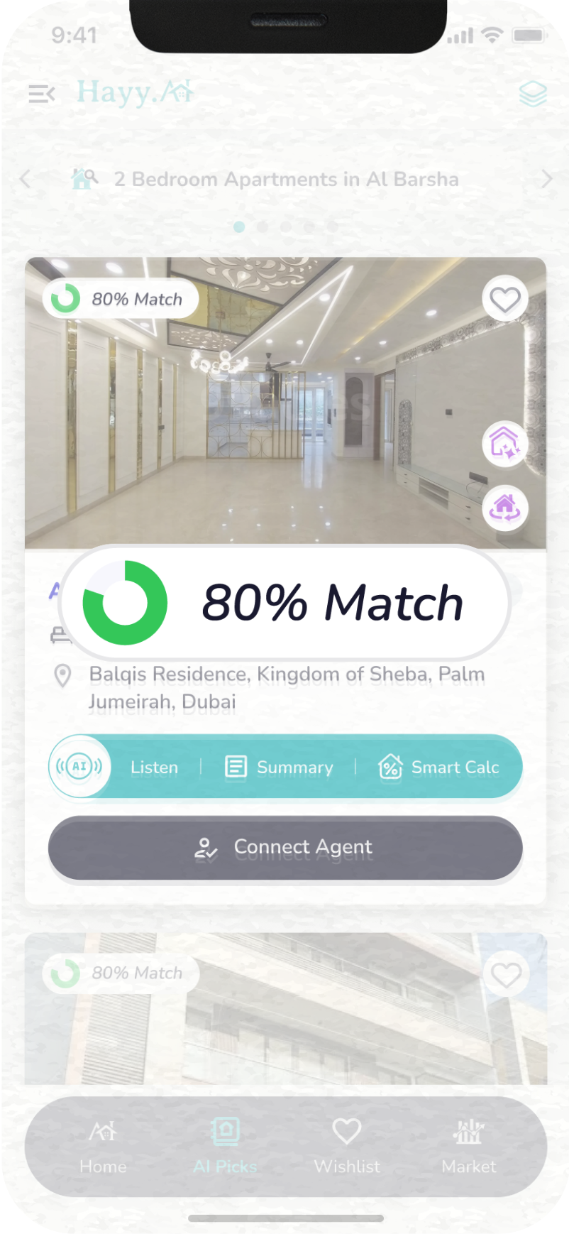 AI real estate listings UAE